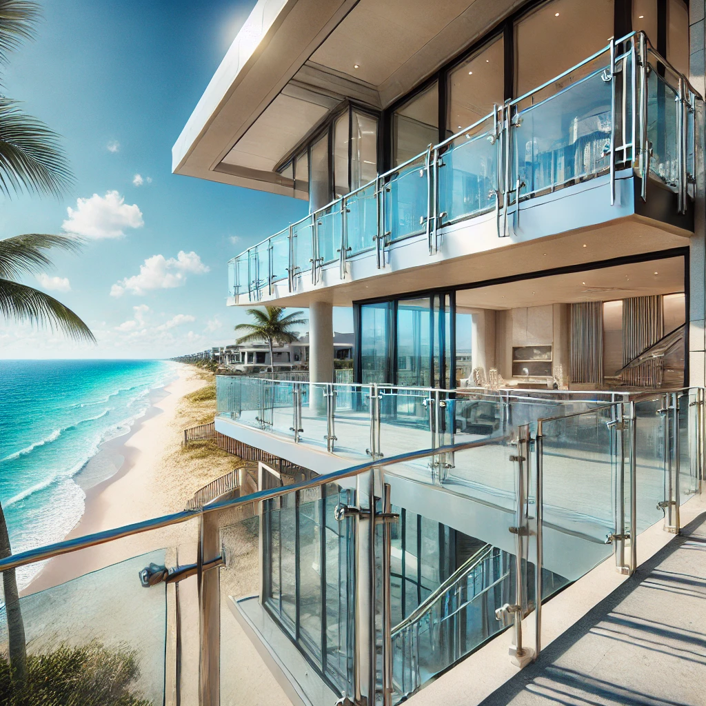 Top-rated custom railing services in Barefoot Beach, Naples, FL. Specializing in metal and glass railings for luxury residential properties. Contact us today. naplesrailing.com