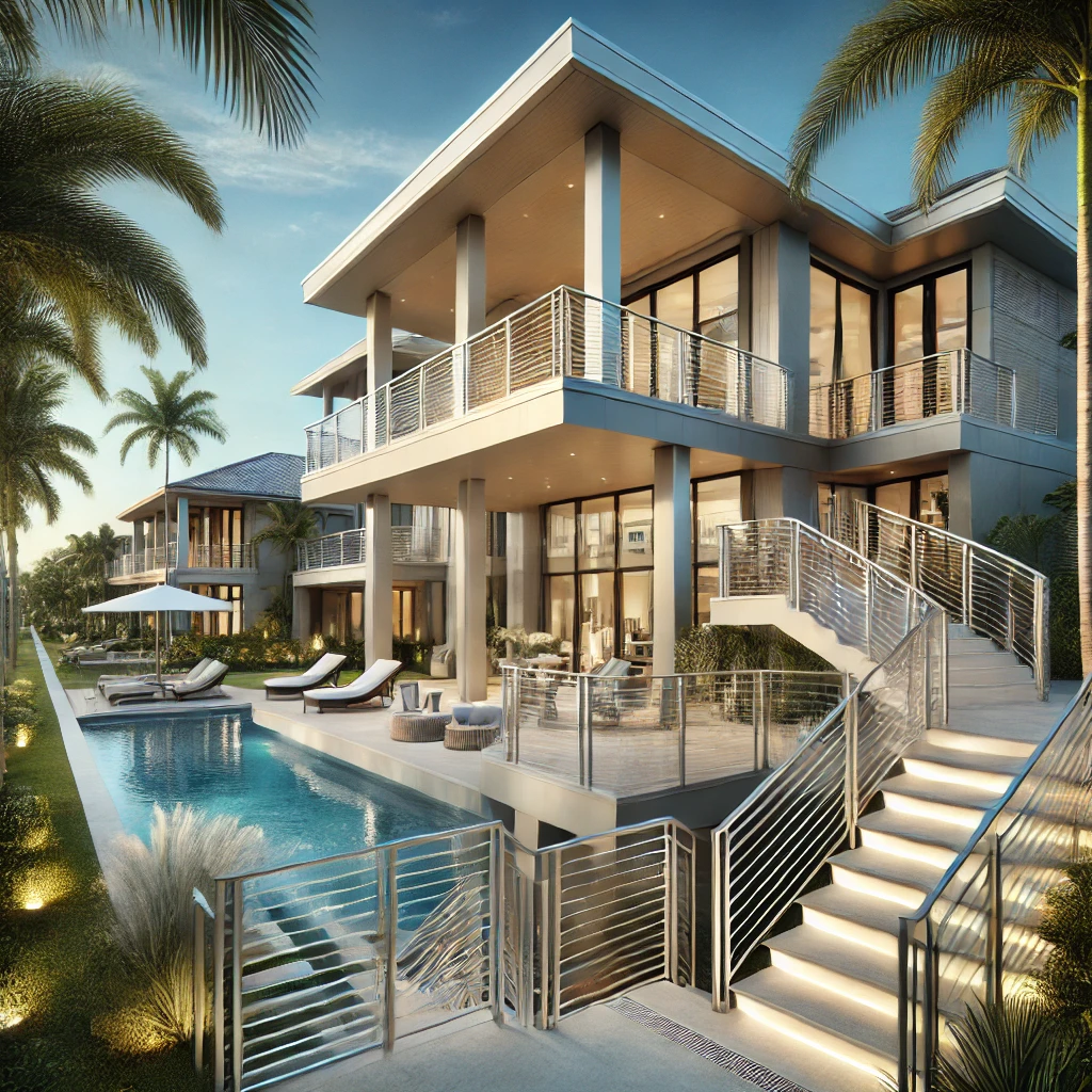 Durable aluminum railings for homes in Naples, FL. Custom designs for staircases, decks, and balconies. Call for a free consultation. naplesrailing.com