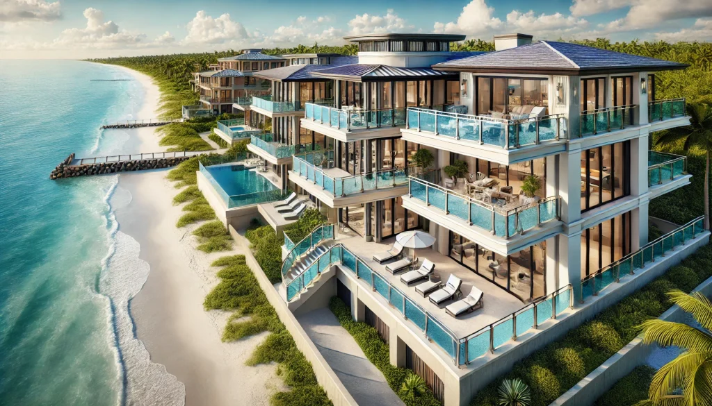 Discover the best custom railing designs for beachfront homes in Naples, focusing on corrosion-resistant materials and stylish designs. naplesrailing.com