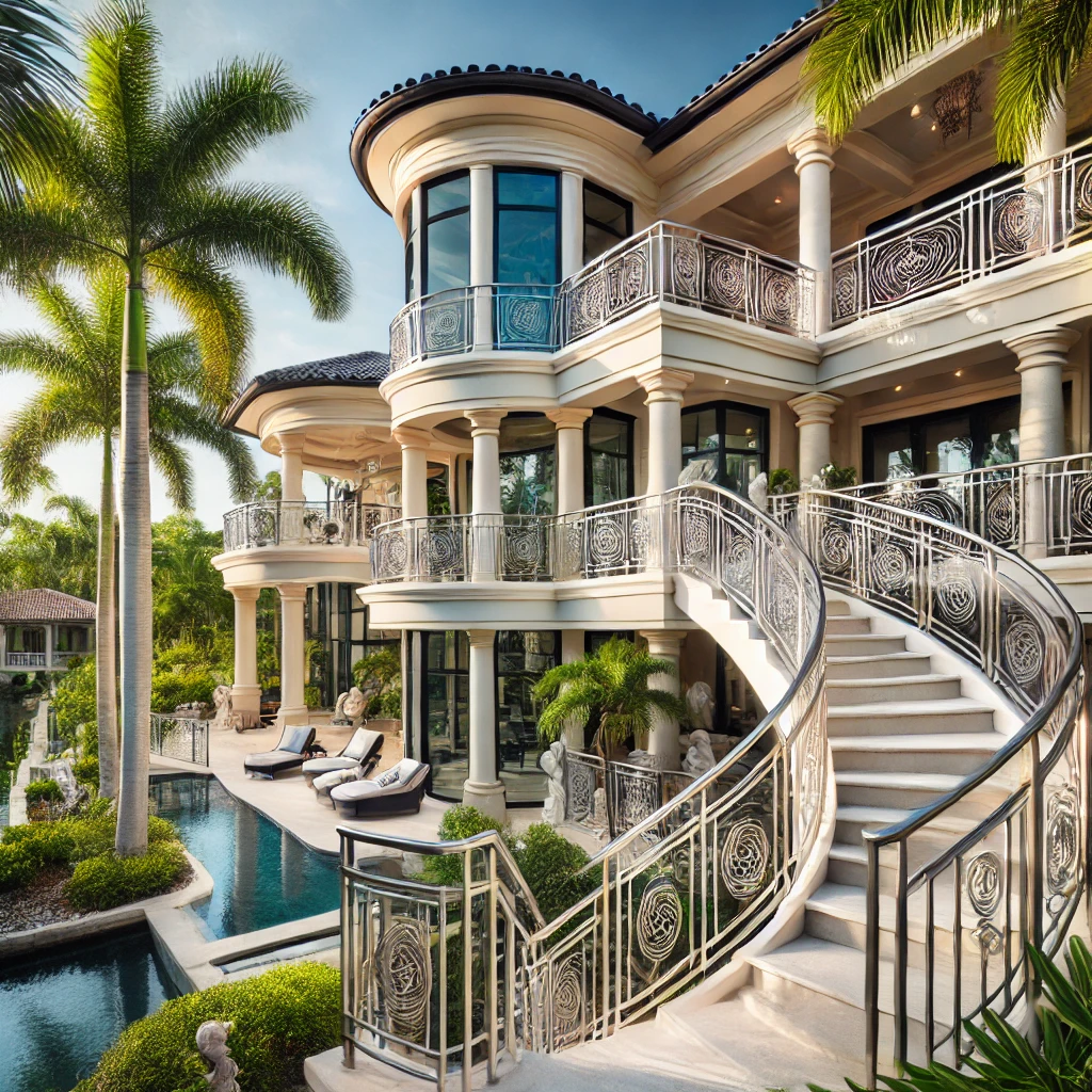Discover how installing custom railings can increase the value of your luxury home in Naples by improving safety and aesthetics. naplesrailing.com
