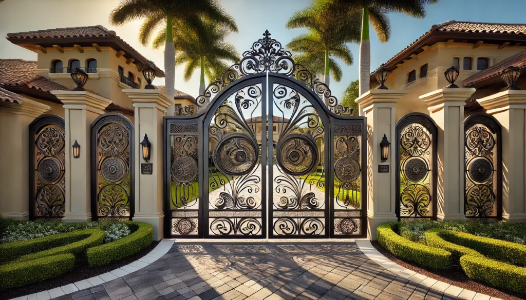 Explore Metal Gate Fabrication in Naples, Florida, offering high-quality craftsmanship and sleek, modern designs. Transform your space with luxury railing solutions. naplesrailing.com