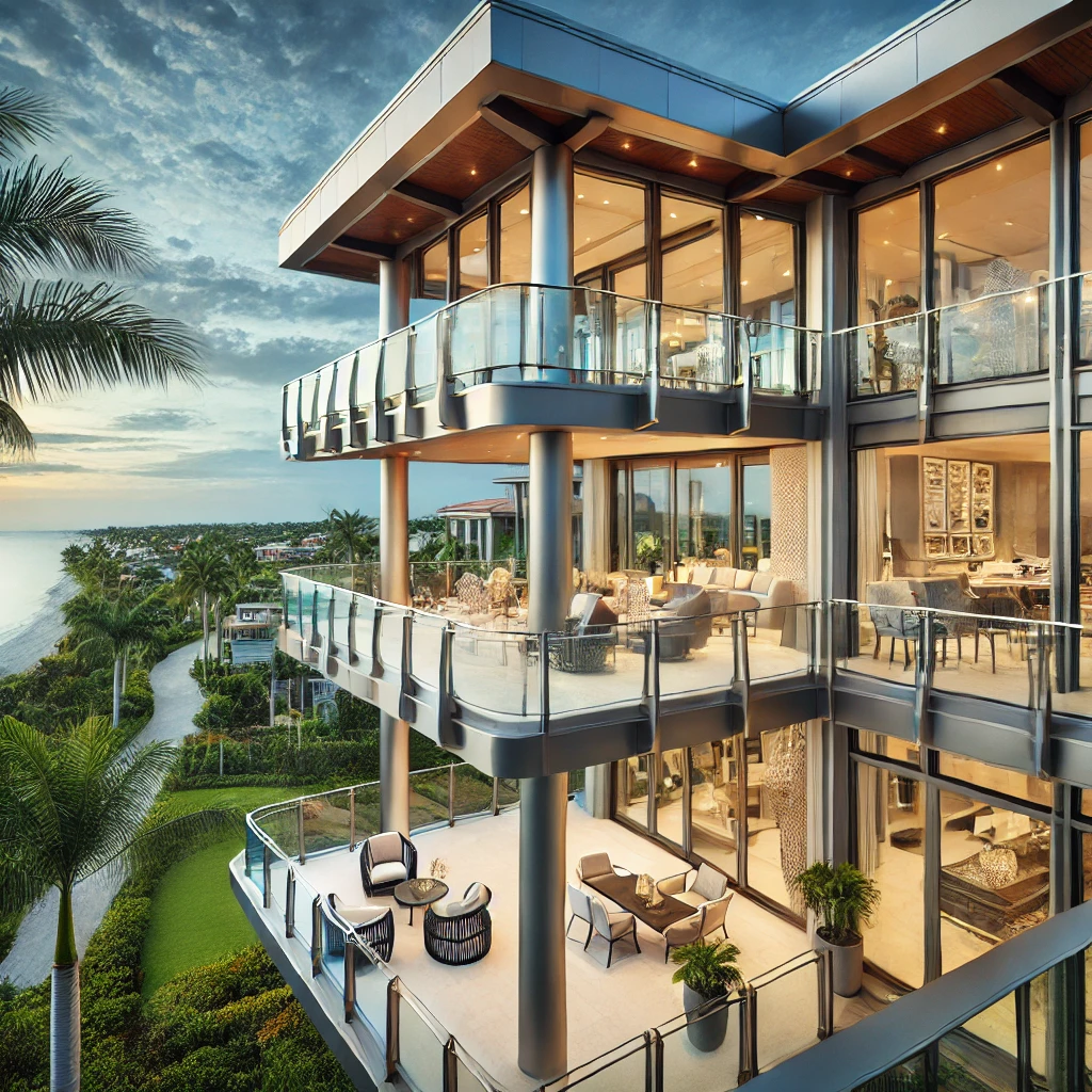 Top-rated railing contractor in Pelican Bay, Naples, FL. Custom metal and glass railings for luxury homes. Call today for a consultation. naplesrailing.com