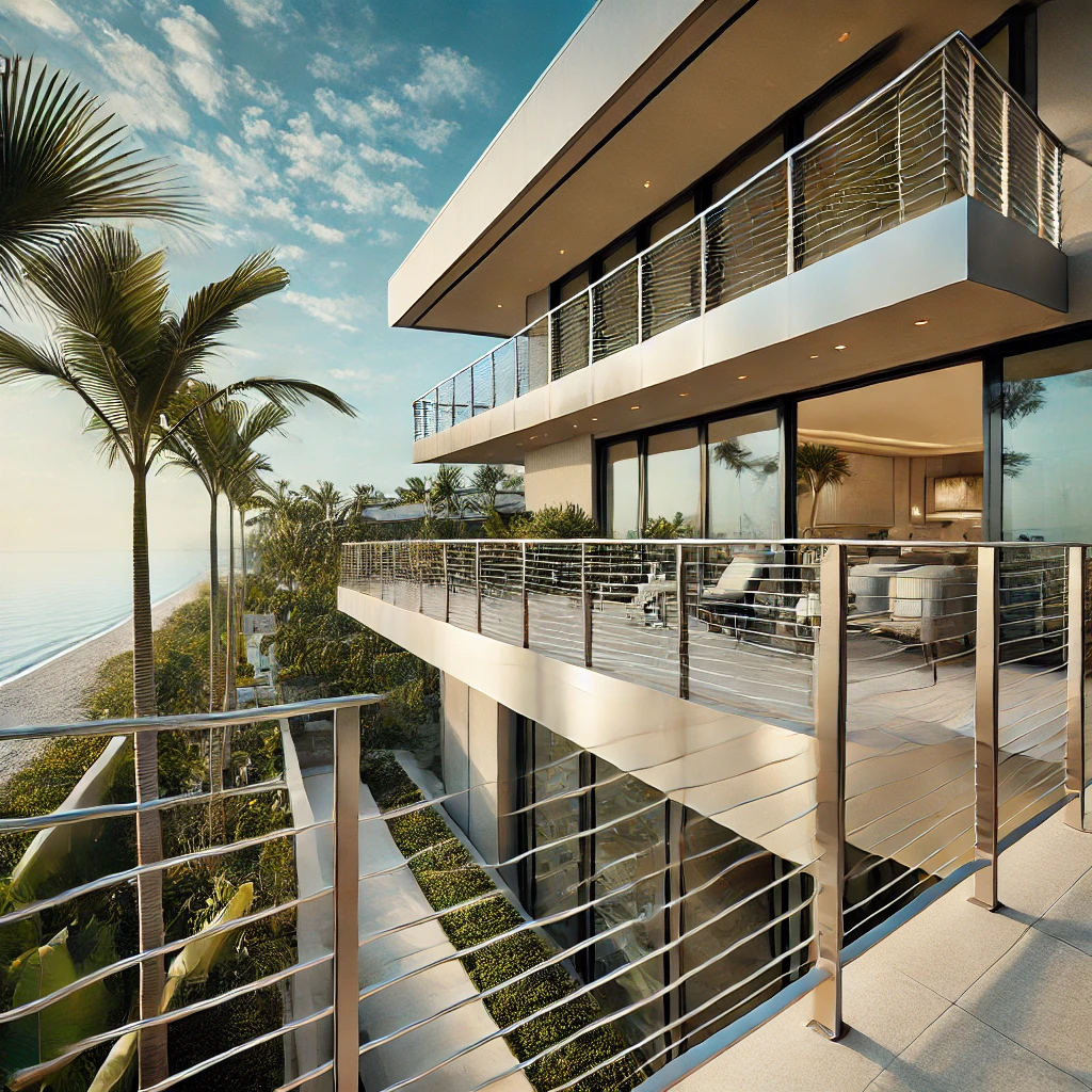 Explore Stainless Steel Balcony Railing in Naples, Florida, offering high-quality craftsmanship and sleek, modern designs. Transform your space with luxury railing solutions. naplesrailing.com