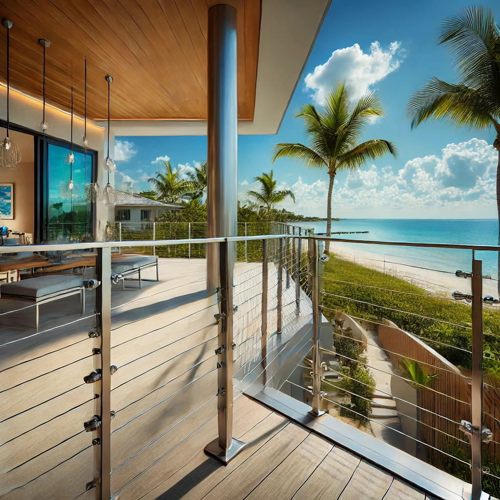 Explore Stainless Steel Cable Railing in Naples, Florida, offering high-quality craftsmanship and sleek, modern designs. Transform your space with luxury railing solutions. naplesrailing.com