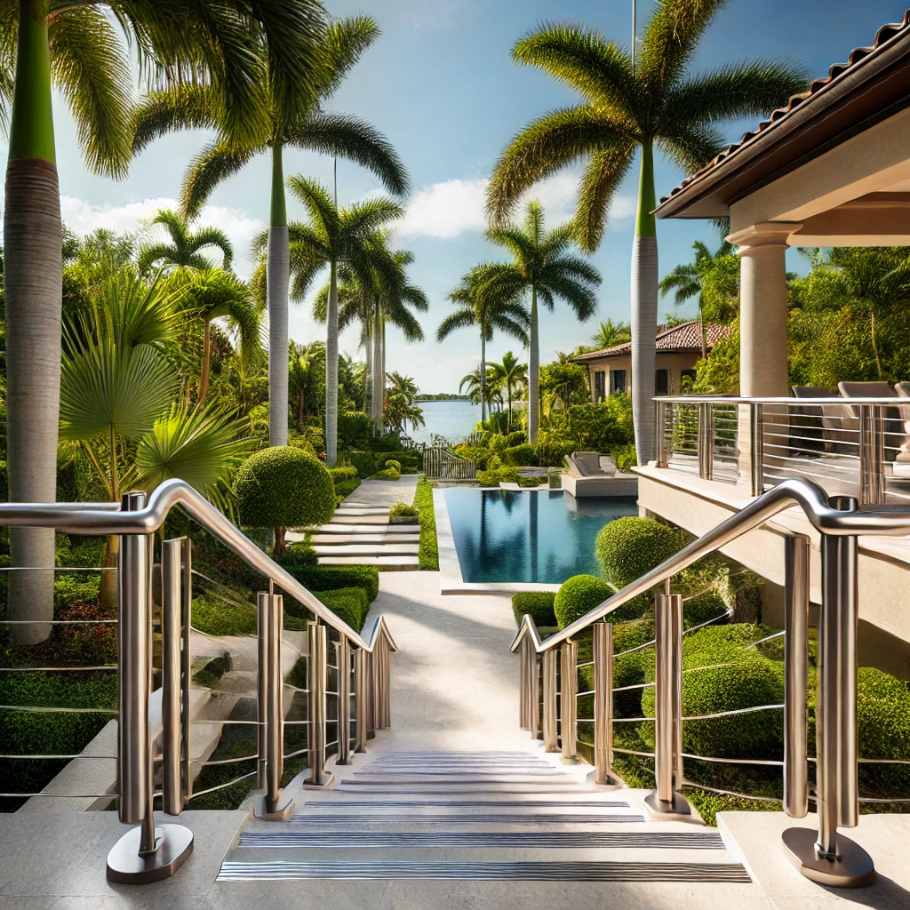 Explore Stainless Steel Handrail in Naples, Florida, offering high-quality craftsmanship and sleek, modern designs. Transform your space with luxury railing solutions. naplesrailing.com