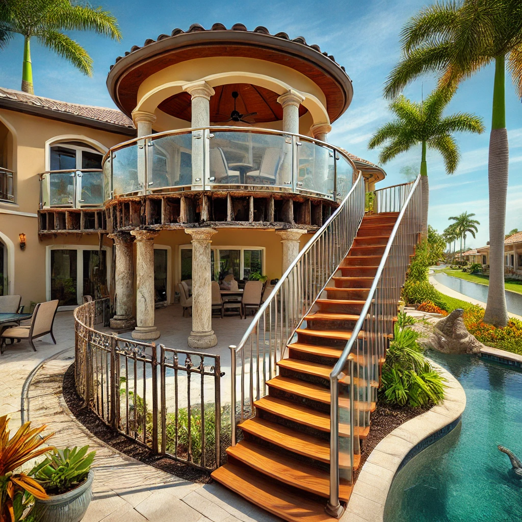 Discover the benefits of upgrading old railings to custom designs for safety, style, and home value improvements in Naples. naplesrailing.com
