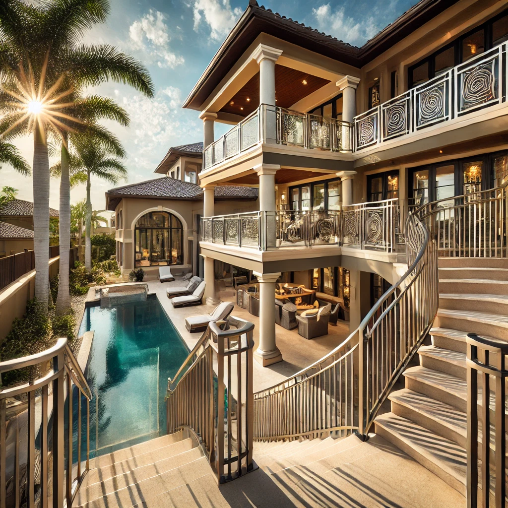 Learn why custom railings are crucial for ensuring safety in luxury homes, especially in areas like stairs, balconies, and pool areas. naplesrailing.com